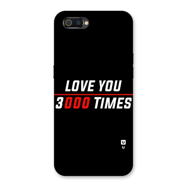 Love You 3000 Times Back Case for Realme C2