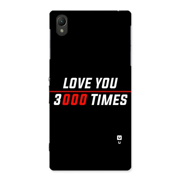 Love You 3000 Times Back Case for Sony Xperia Z1