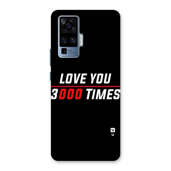 Love You 3000 Times Back Case for Vivo X50 Pro