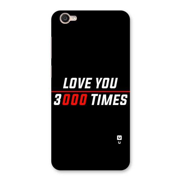 Love You 3000 Times Back Case for Vivo Y55