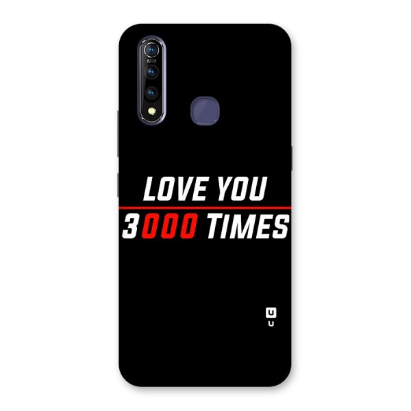 Love You 3000 Times Back Case for Vivo Z1 Pro