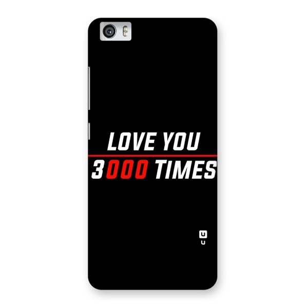 Love You 3000 Times Back Case for Xiaomi Redmi Mi5