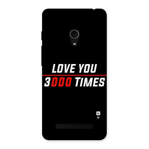 Love You 3000 Times Back Case for Zenfone 5