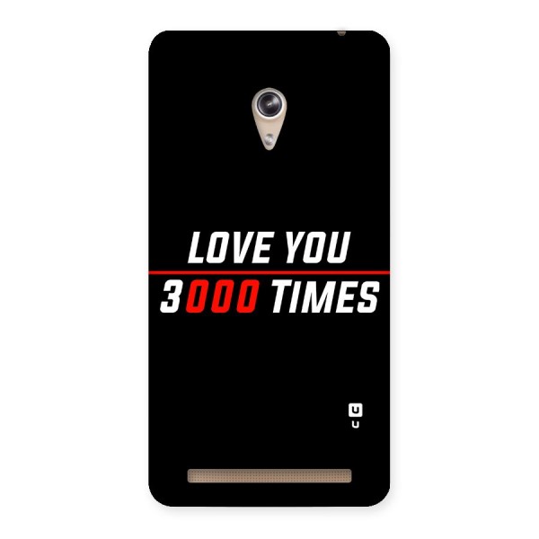 Love You 3000 Times Back Case for Zenfone 6