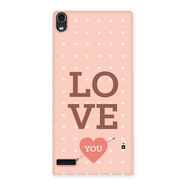 Love You Hearts Back Case for Ascend P6