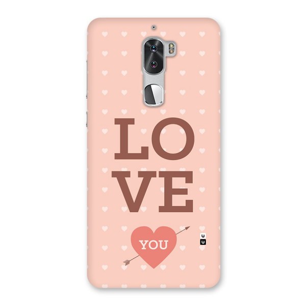 Love You Hearts Back Case for Coolpad Cool 1