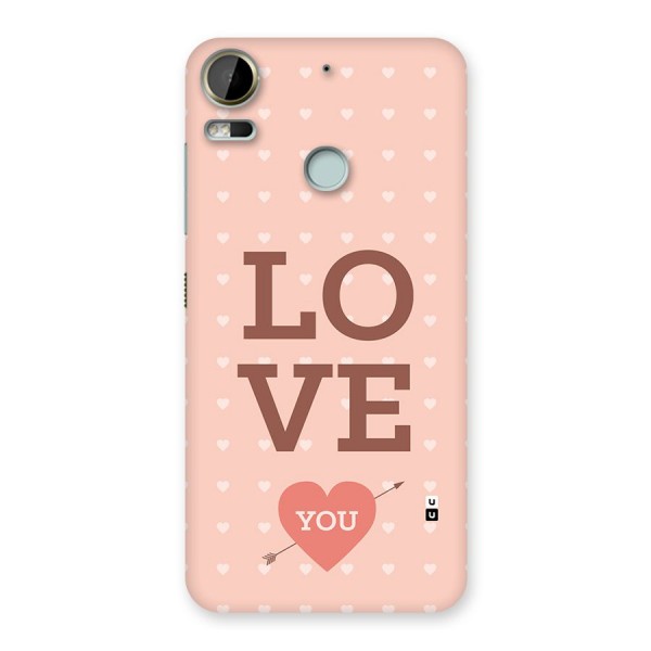 Love You Hearts Back Case for Desire 10 Pro