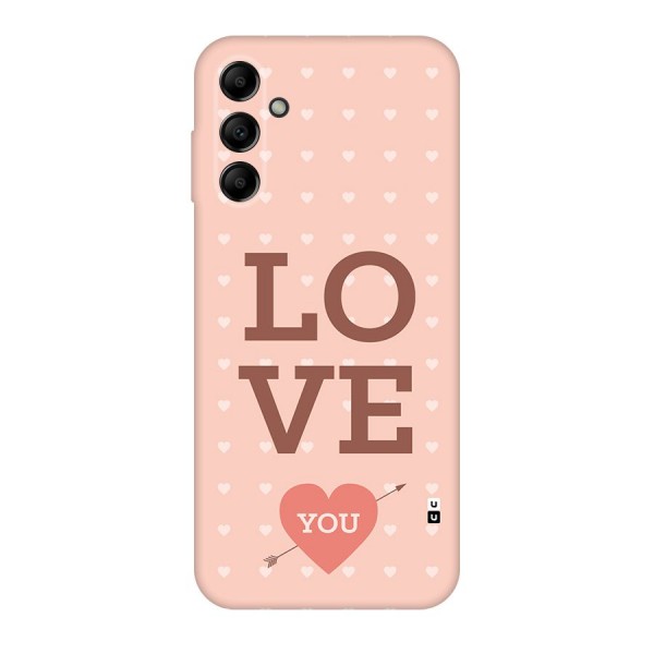 Love You Hearts Back Case for Galaxy A14 5G