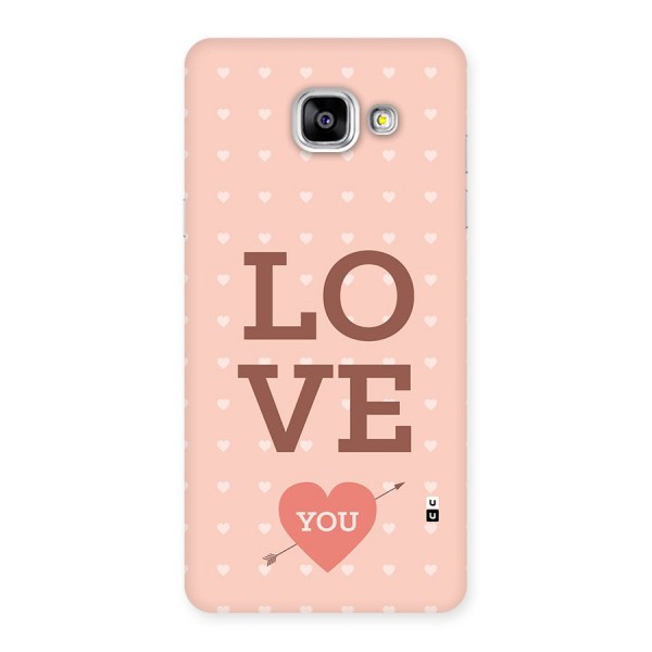 Love You Hearts Back Case for Galaxy A5 (2016)