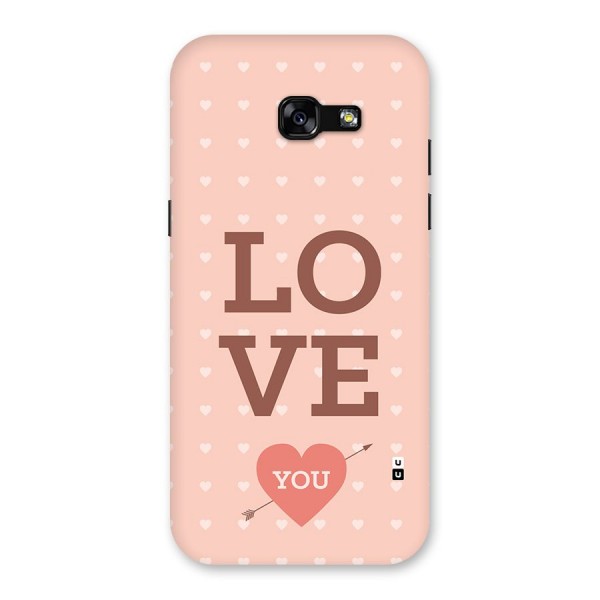 Love You Hearts Back Case for Galaxy A5 2017