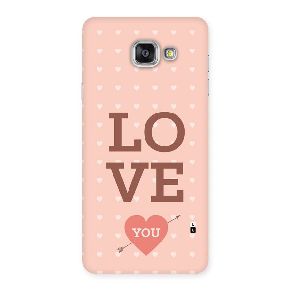 Love You Hearts Back Case for Galaxy A7 (2016)