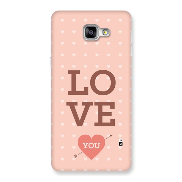 Love You Hearts Back Case for Galaxy A9