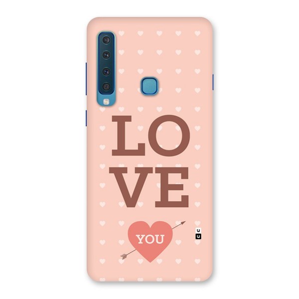 Love You Hearts Back Case for Galaxy A9 (2018)