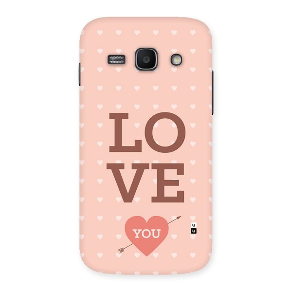 Love You Hearts Back Case for Galaxy Ace3