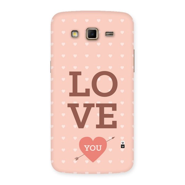 Love You Hearts Back Case for Galaxy Grand 2