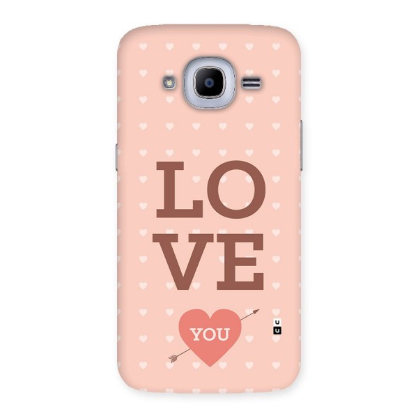 Love You Hearts Back Case for Galaxy J2 Pro