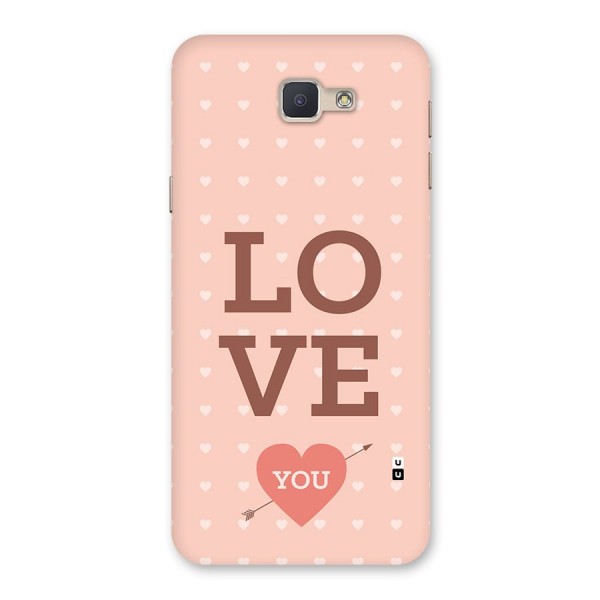 Love You Hearts Back Case for Galaxy J5 Prime