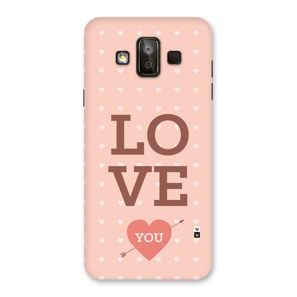 Love You Hearts Back Case for Galaxy J7 Duo