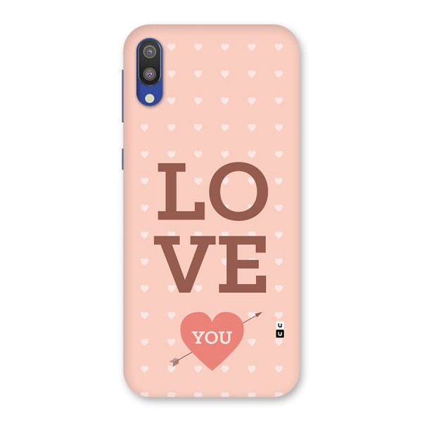 Love You Hearts Back Case for Galaxy M10