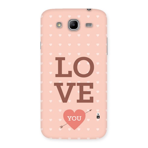 Love You Hearts Back Case for Galaxy Mega 5.8