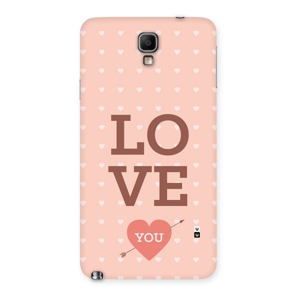 Love You Hearts Back Case for Galaxy Note 3 Neo