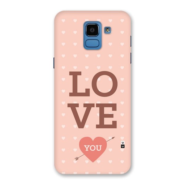 Love You Hearts Back Case for Galaxy On6