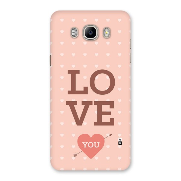 Love You Hearts Back Case for Galaxy On8