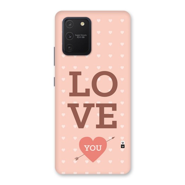 Love You Hearts Back Case for Galaxy S10 Lite