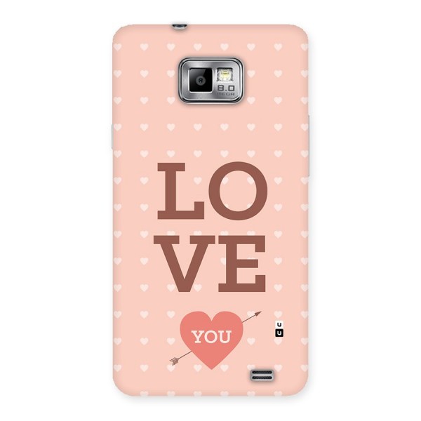 Love You Hearts Back Case for Galaxy S2