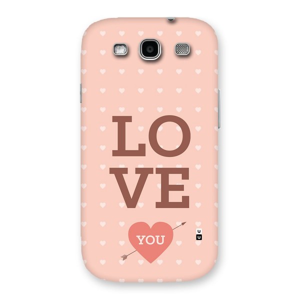 Love You Hearts Back Case for Galaxy S3