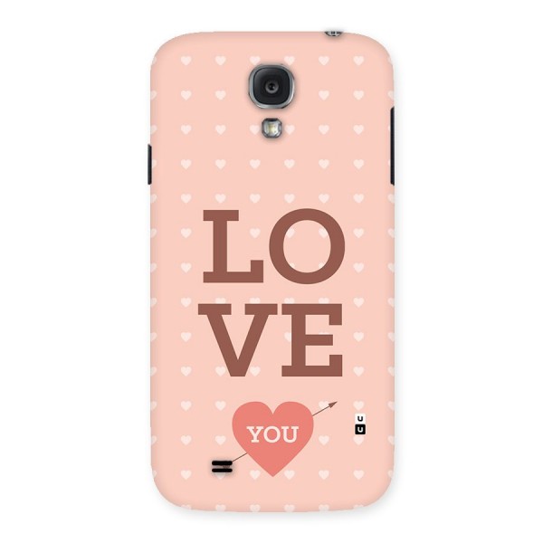 Love You Hearts Back Case for Galaxy S4