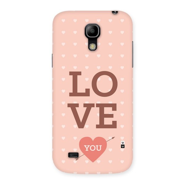 Love You Hearts Back Case for Galaxy S4 Mini