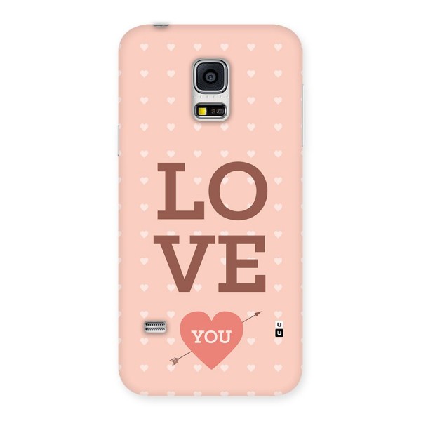 Love You Hearts Back Case for Galaxy S5 Mini