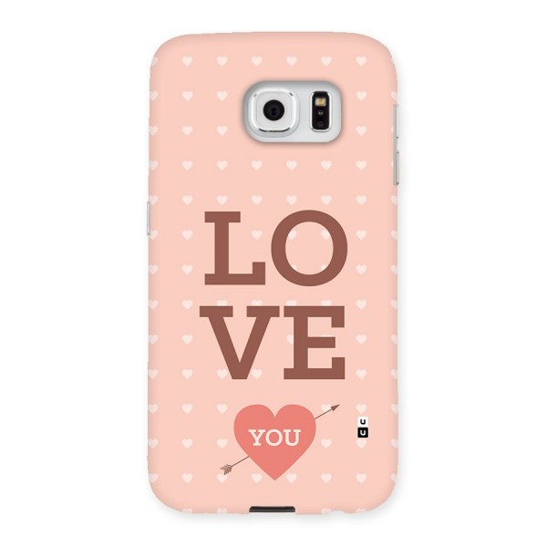 Love You Hearts Back Case for Galaxy S6