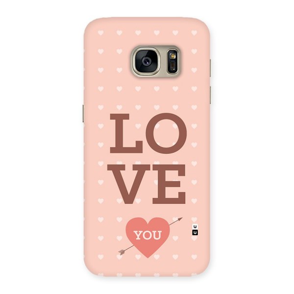 Love You Hearts Back Case for Galaxy S7