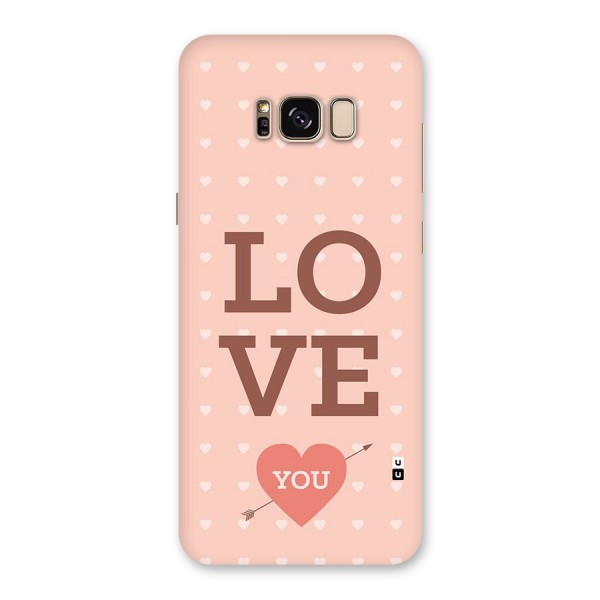 Love You Hearts Back Case for Galaxy S8 Plus