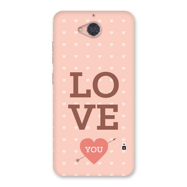 Love You Hearts Back Case for Gionee S6 Pro