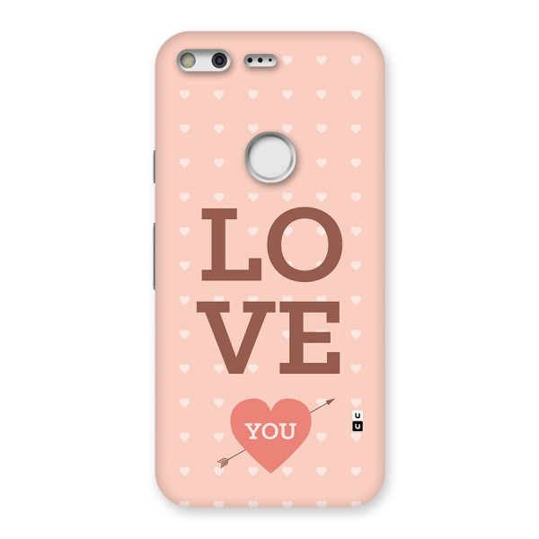 Love You Hearts Back Case for Google Pixel