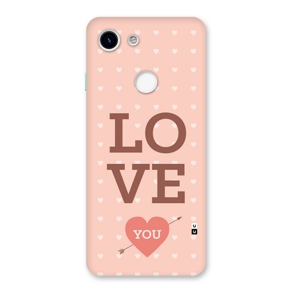 Love You Hearts Back Case for Google Pixel 3