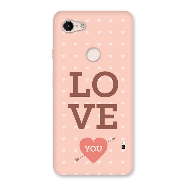 Love You Hearts Back Case for Google Pixel 3 XL