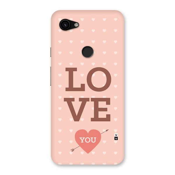 Love You Hearts Back Case for Google Pixel 3a XL