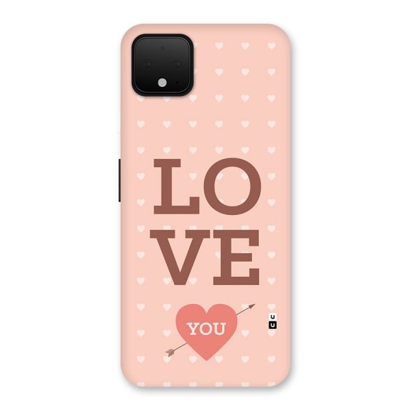 Love You Hearts Back Case for Google Pixel 4 XL