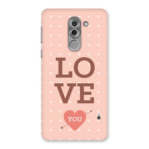 Love You Hearts Back Case for Honor 6X