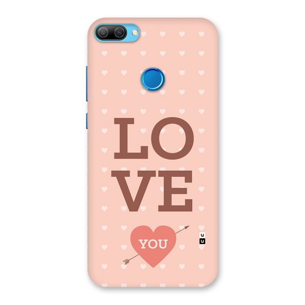 Love You Hearts Back Case for Honor 9N