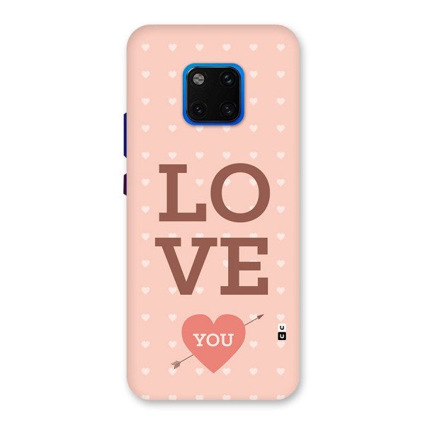 Love You Hearts Back Case for Huawei Mate 20 Pro