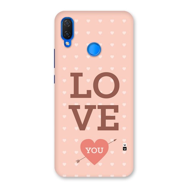 Love You Hearts Back Case for Huawei P Smart Plus