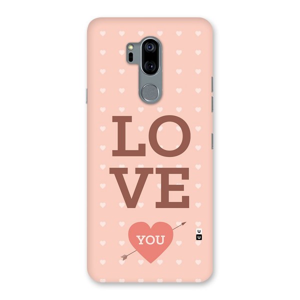 Love You Hearts Back Case for LG G7