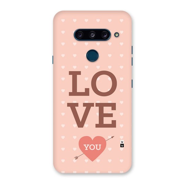 Love You Hearts Back Case for LG  V40 ThinQ