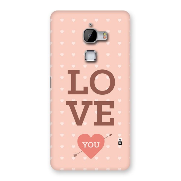 Love You Hearts Back Case for LeTV Le Max