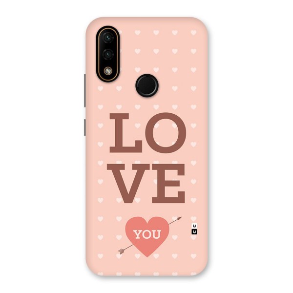 Love You Hearts Back Case for Lenovo A6 Note